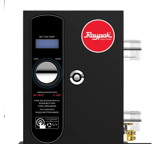 Raypak 100-10000663 ET3 Electric Pool & Spa Heater – 11 kW, Titanium Heat Exchanger