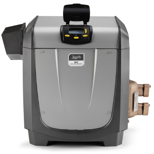 Jandy JXIQ400NS ASME Natural Gas Pool & Spa Heater – 400K BTU, Cupro-Nickel Heat Exchanger
