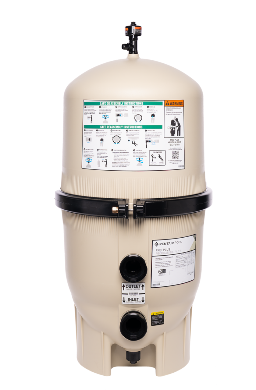 Pentair FNS® Plus 36 Sq. Ft. D.E. Pool Filter 180007 – High-Efficiency In-Ground Pool Filtration (Copy) (Copy)