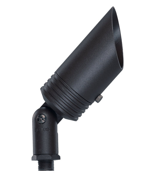 Sollos 995506 6.5" Contemporary Bullet Light – Textured Black, 12V, Fixture Only